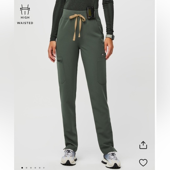 Figs Pants - FIGS Yola scrub pants in moss